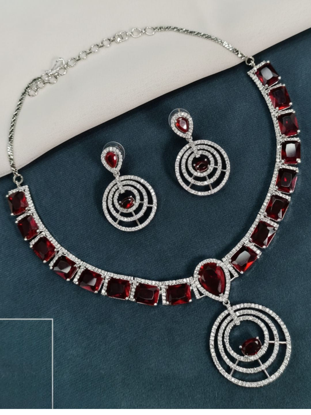 SUHANI AMERICAN DIAMOND NECKLACE SET