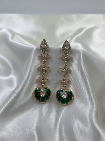 AYLIS MOISSANITE DROP EARRINGS