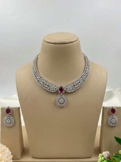 KIARA AMERICAN DIAMOND NECKLACE SET