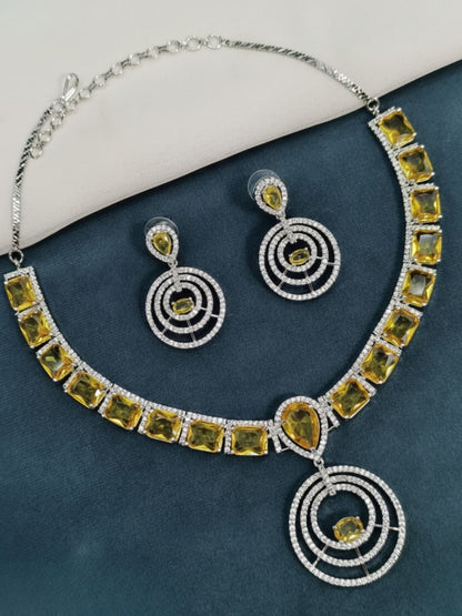 SUHANI AMERICAN DIAMOND NECKLACE SET