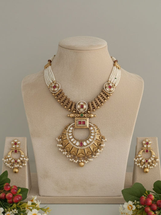 RANI SAHEBA RAJWADI JEWELLERY SET