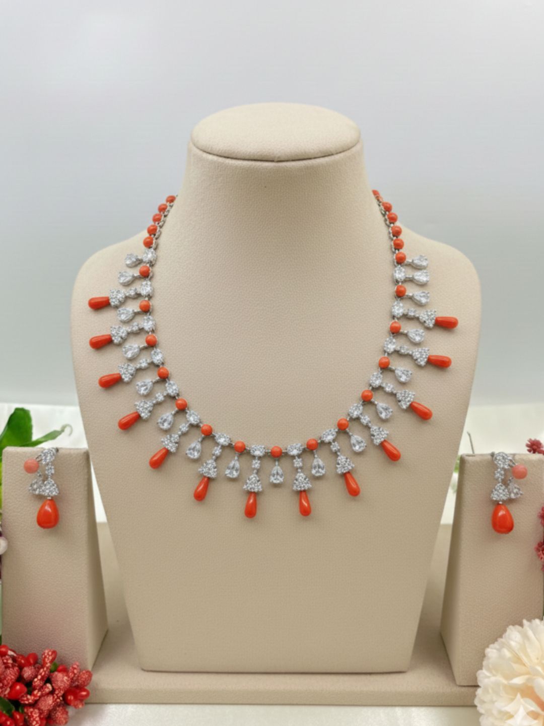 ANAYNA PREMIUM ZIRCONIA JEWELLERY SET