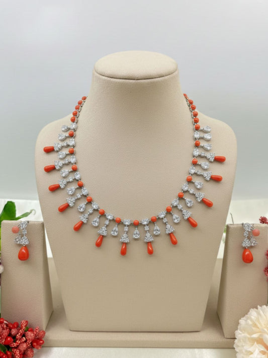 ANAYNA PREMIUM ZIRCONIA JEWELLERY SET