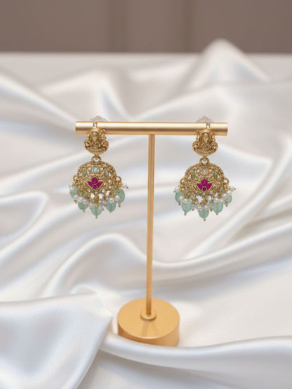 LALITHA BLUE LAKSHMI JEWELLERY SET