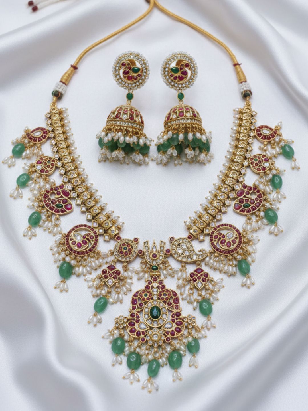MAHARANI DREAM KUNDAN POLKI NECKLACE SET