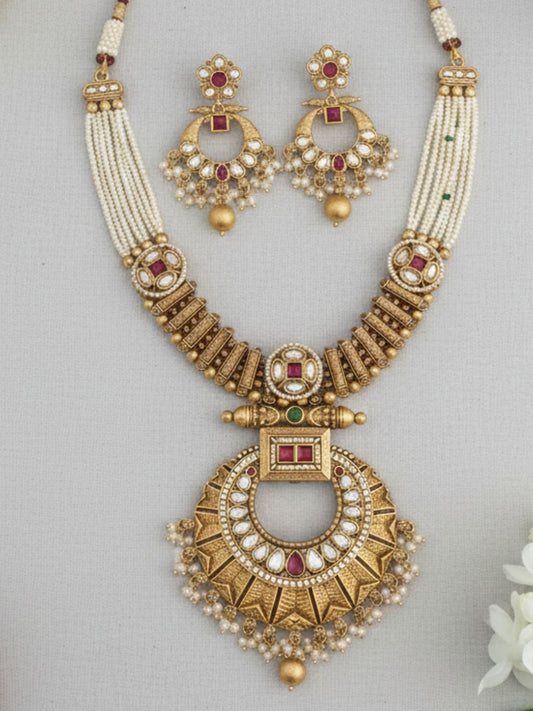RANI SAHEBA RAJWADI JEWELLERY SET