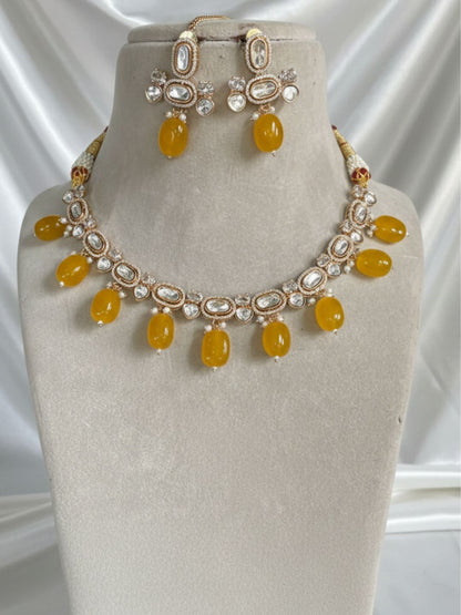 VAANYA YELLOW JEWELLERY SET