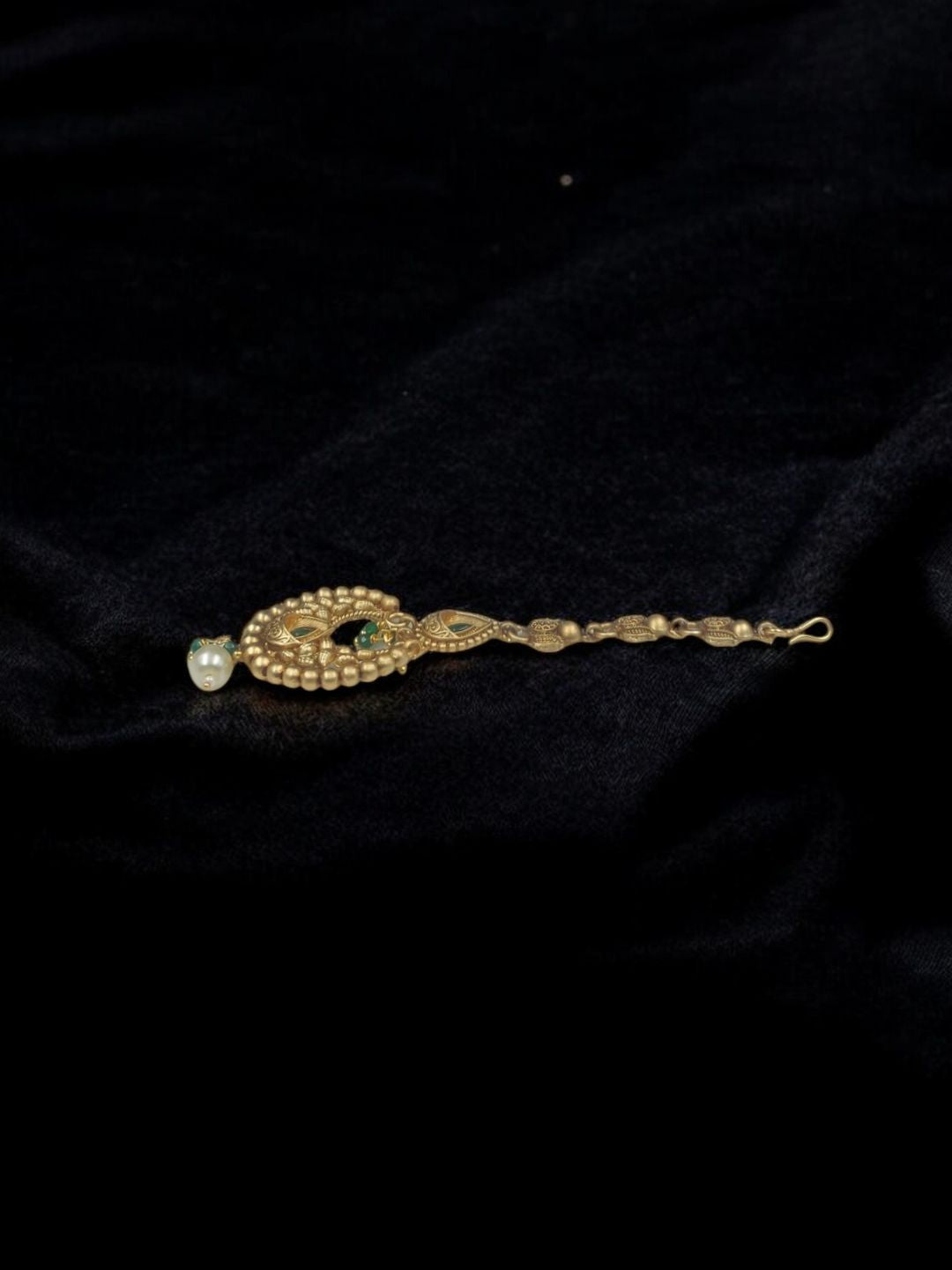 RANI SAHIBA EMERALD RAJWADI JEWELLERY SET