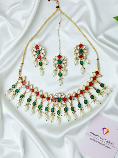 GEHANA MULTICOLOR JEWELLERY SET