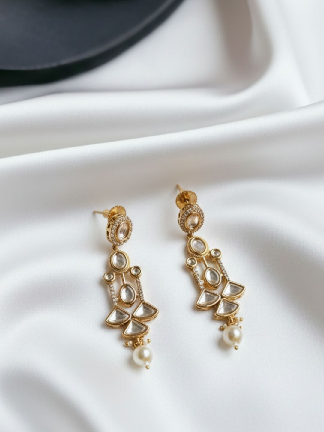 ERINA GOLD KUNDAN JEWELLERY SET