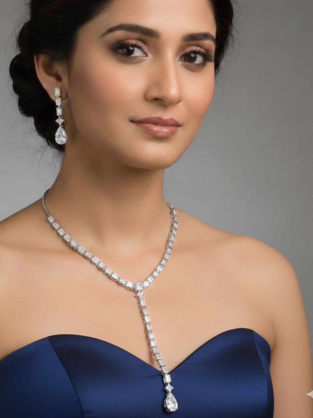 RUHI AMERICAN DIAMOND NECKLACE SET