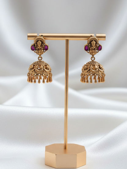 HERITAGE LAKSHMI PEACOCK JEWELLERY SET