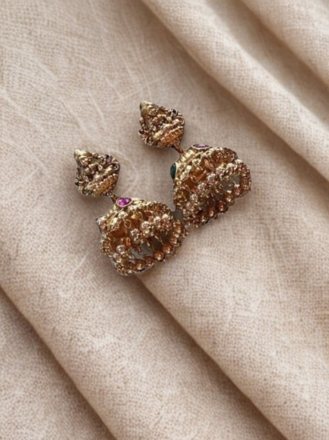 ROYAL ANTIQUE LAKSHMI KUNDAN KEMP NECKLACE SET
