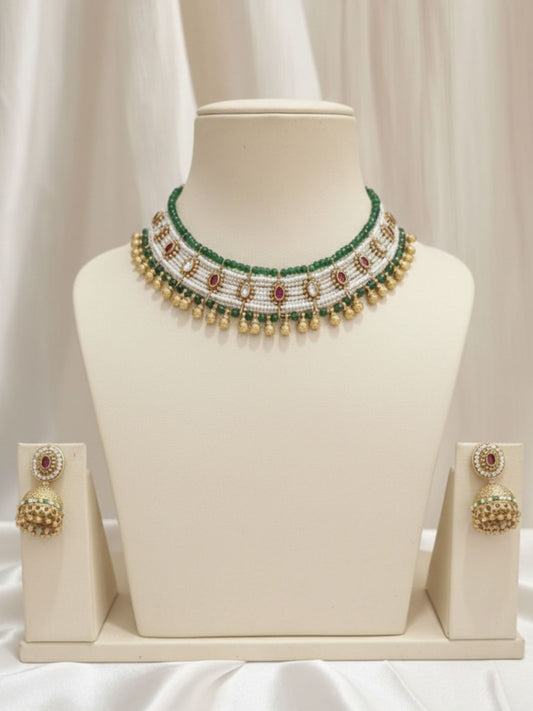 TAMARA RAJWADI JEWELLERY SET