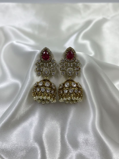 ANAYA VICTORIAN JHUMKA EARRINGS