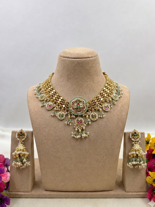 LEELA JADAU JEWELLERY SET