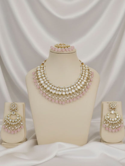 SOUMYA PINK NECKLACE SET