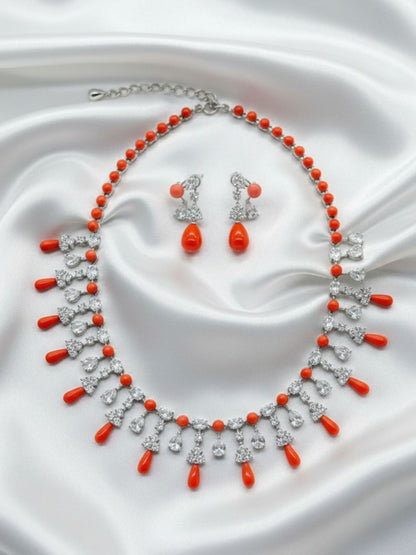 ANAYNA PREMIUM ZIRCONIA JEWELLERY SET