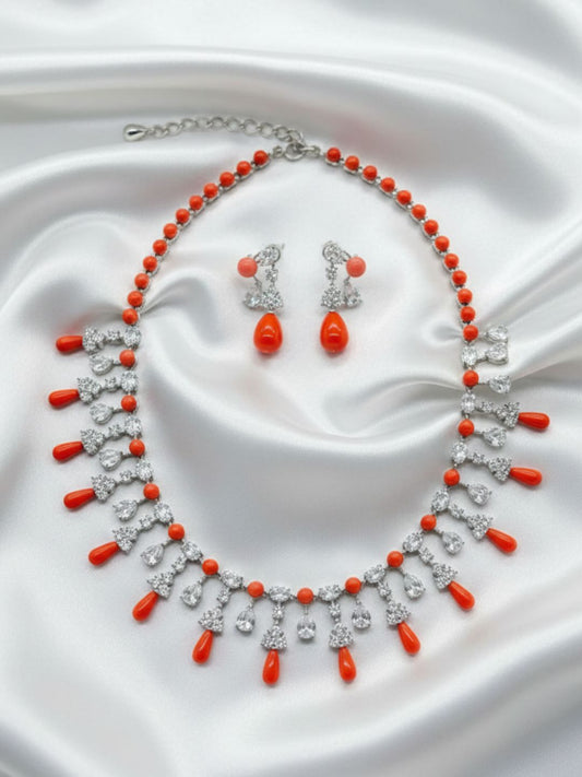 ANAYNA PREMIUM ZIRCONIA JEWELLERY SET