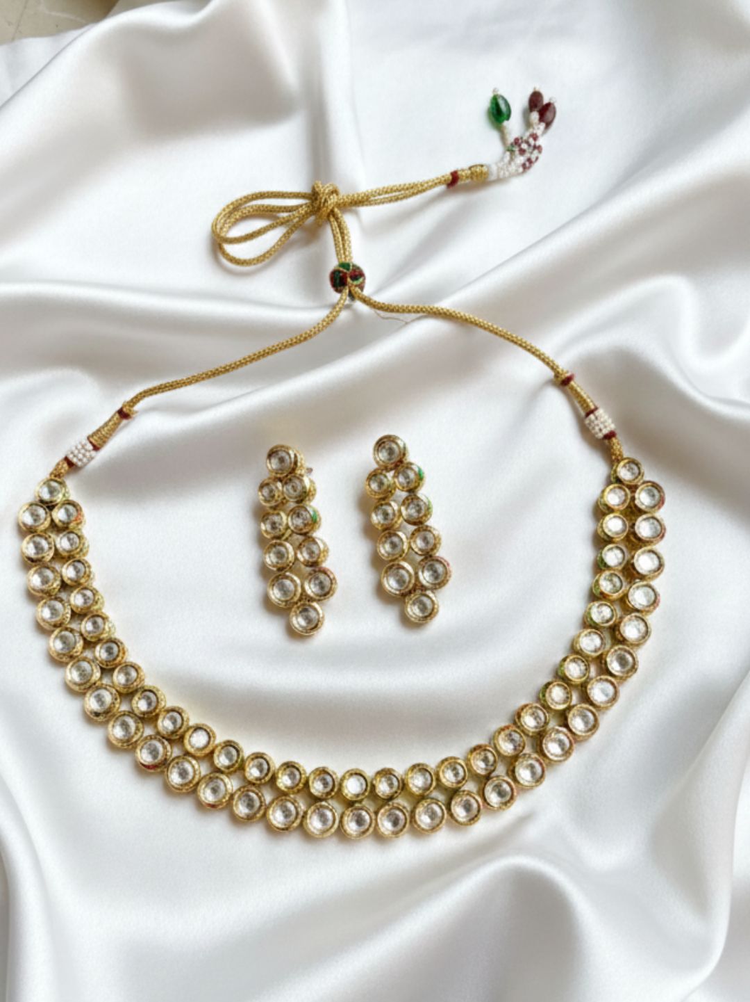 ERIN GOLD KUNDAN JEWELLERY SET