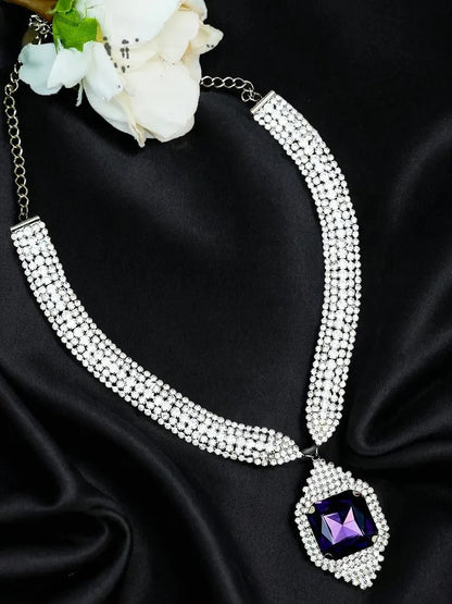 TAMANNA PURPLE NECKLACE