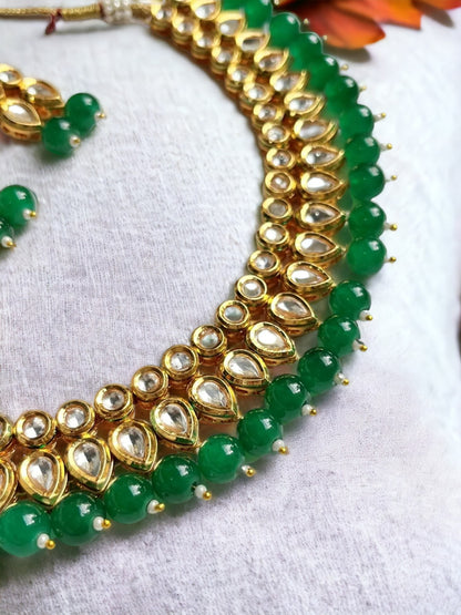 FARAI EMERALD NECKLACE SET