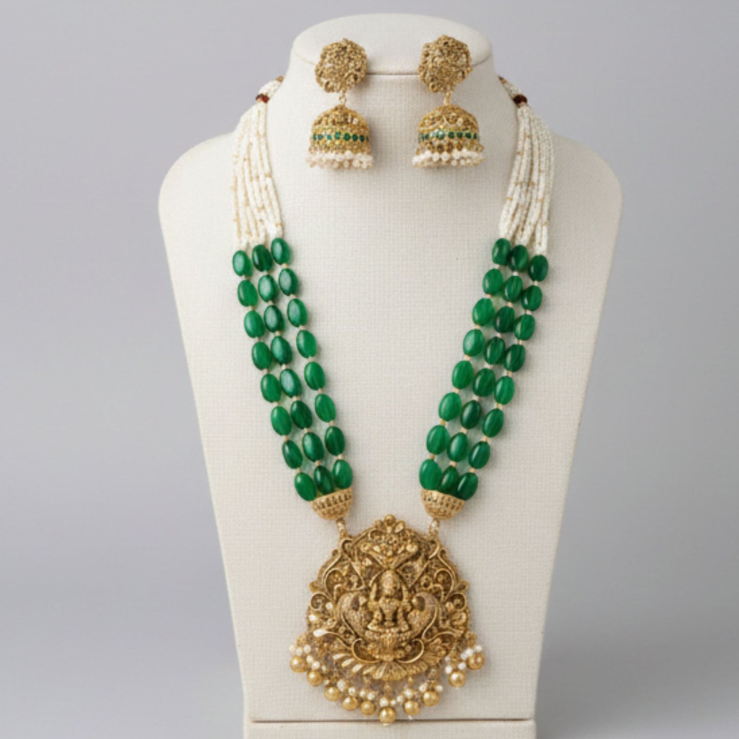 SHAHARA TEMPLE JEWELLERY SET