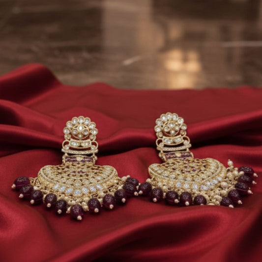 FARIDA PURPLE CHANDBALI