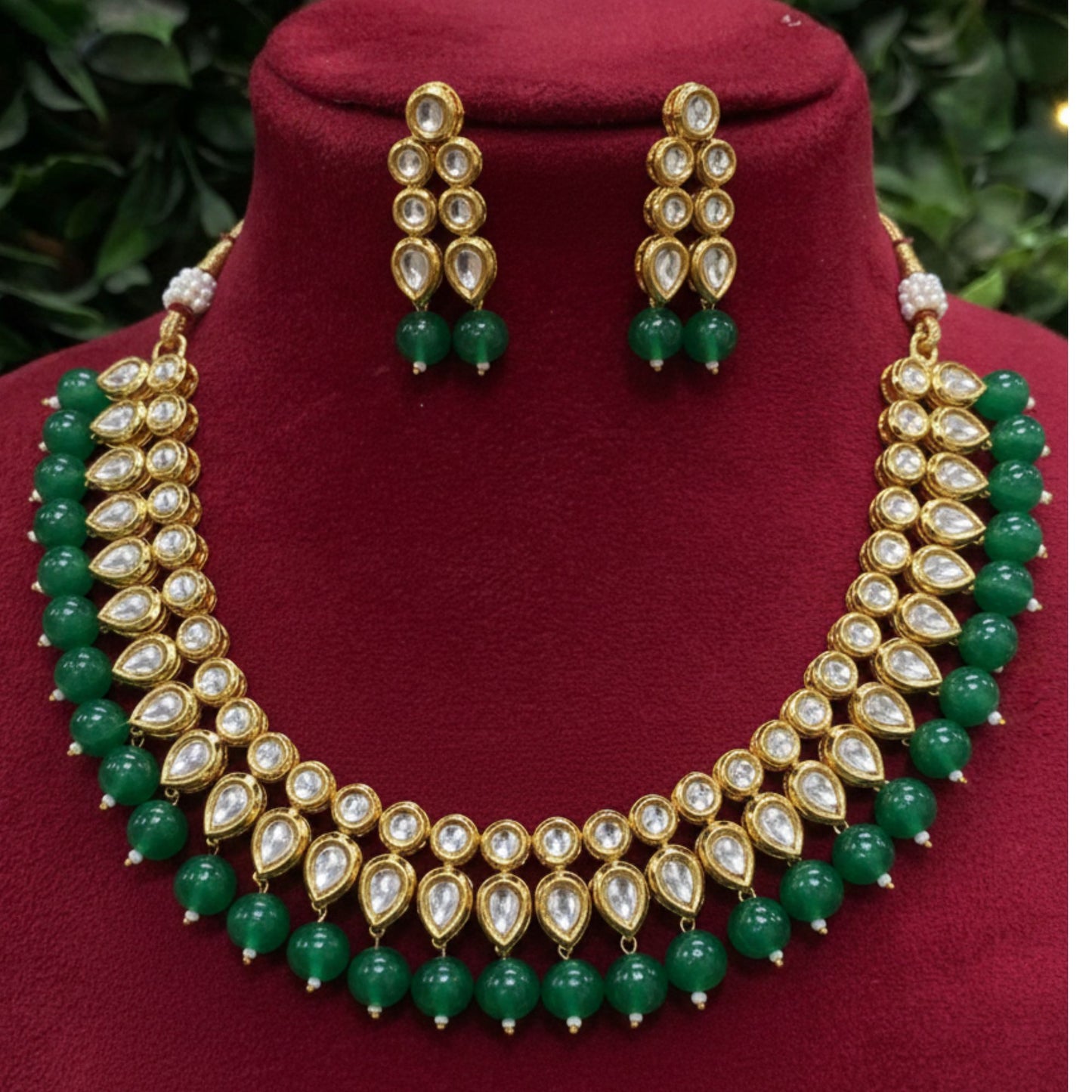 FARAI EMERALD NECKLACE SET
