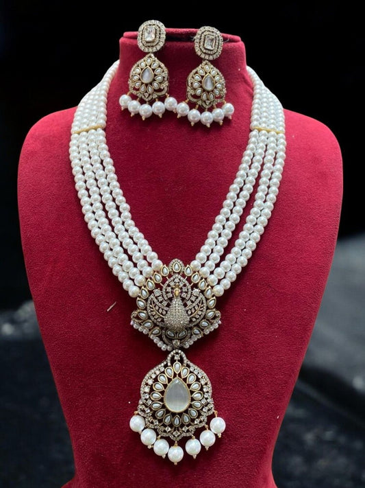 MAHARANI PEARL KUNDAN JEWELLERY SET